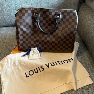 💯 Authentic like New Louis Vuitton Ebene Speedy 35